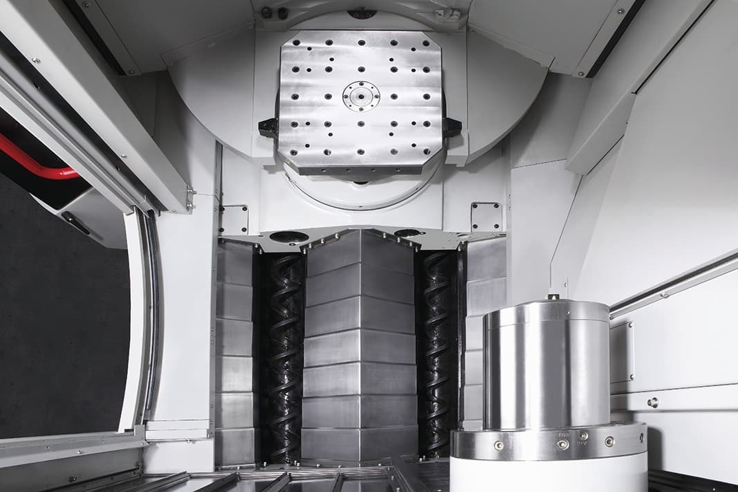 Quaser HX 404 Horizontalfräsmaschine Innenraum