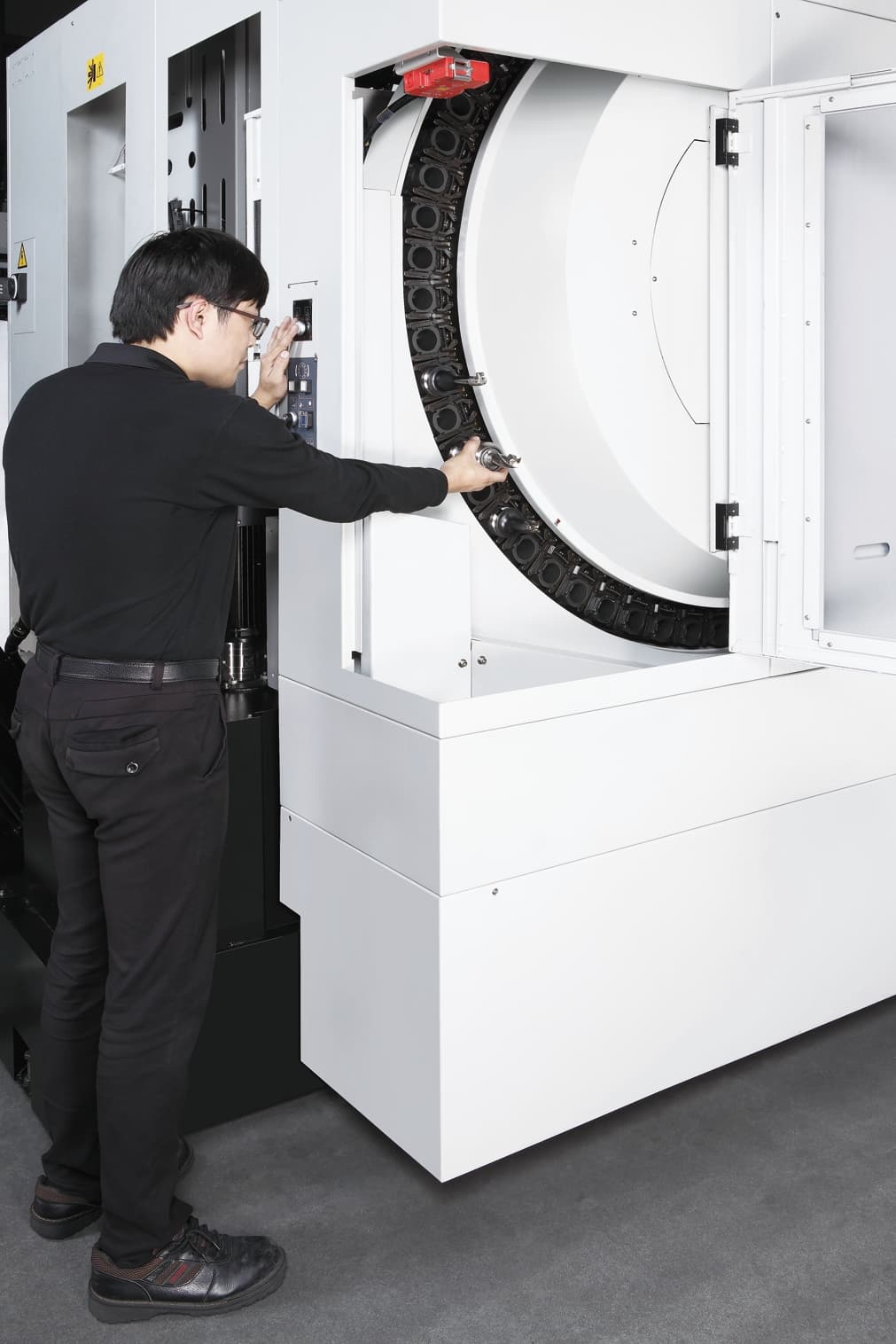 Quaser HX 404 Horizontalfräsmaschine Magazinbedienung