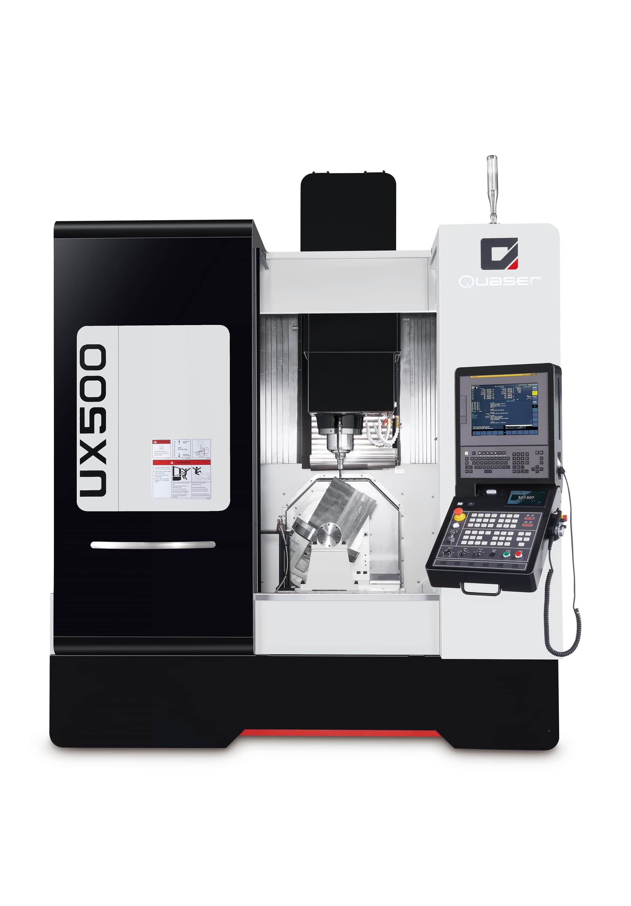 Quaser UX500 5-Achs-Fräsmaschine Front Auf