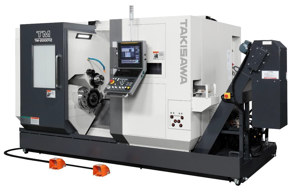 Takisawa TM-2000Y2 seitlich Horizontaldrehmaschine