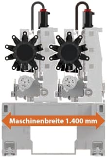 TT-1100G Maschinenbreite Doppelspindel-CNC-Drehmaschine