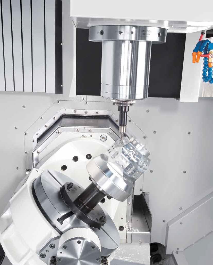 Quaser UX500 Innenraum Tisch 5-Achsen-Fräsmaschine