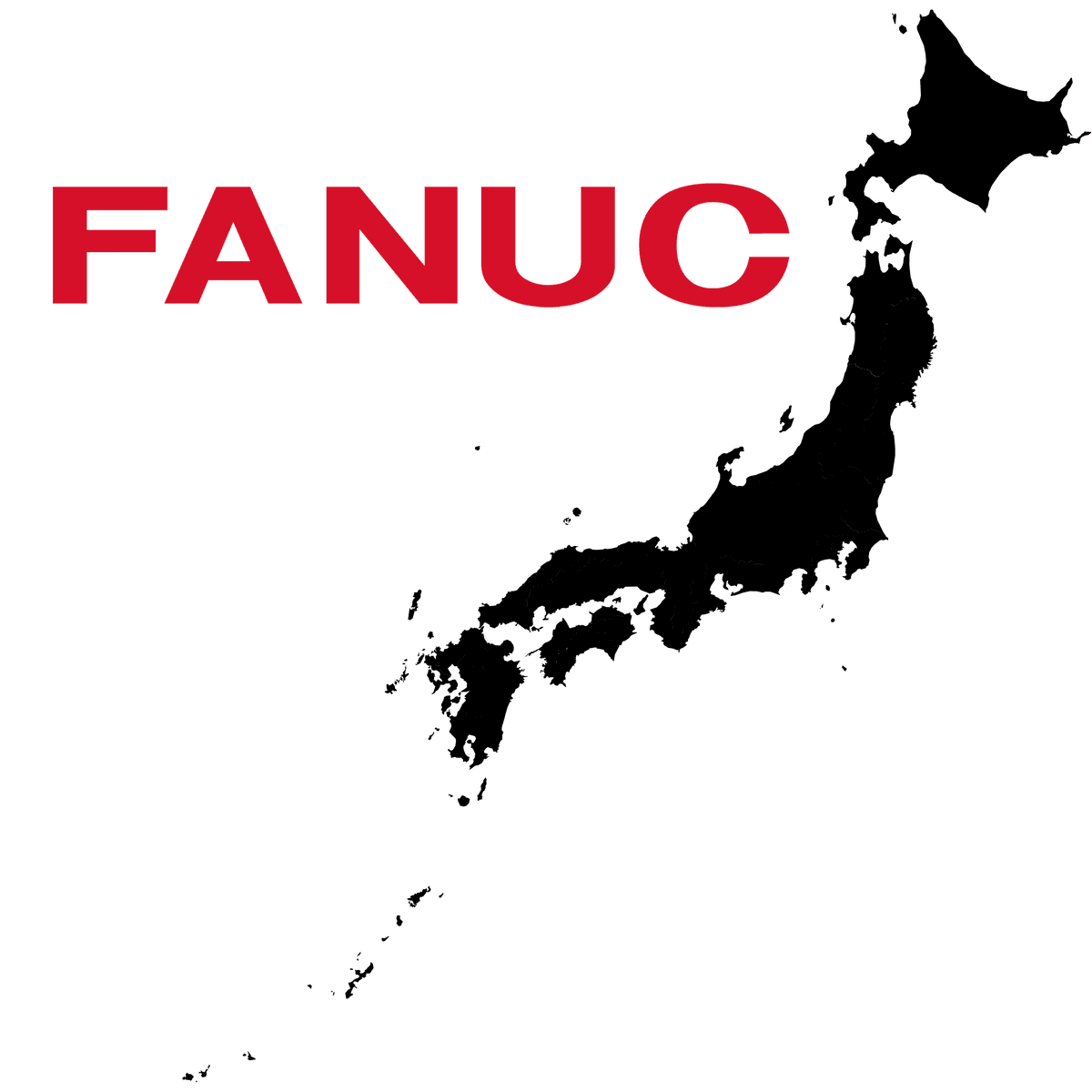 FANUC Logo Japan Map